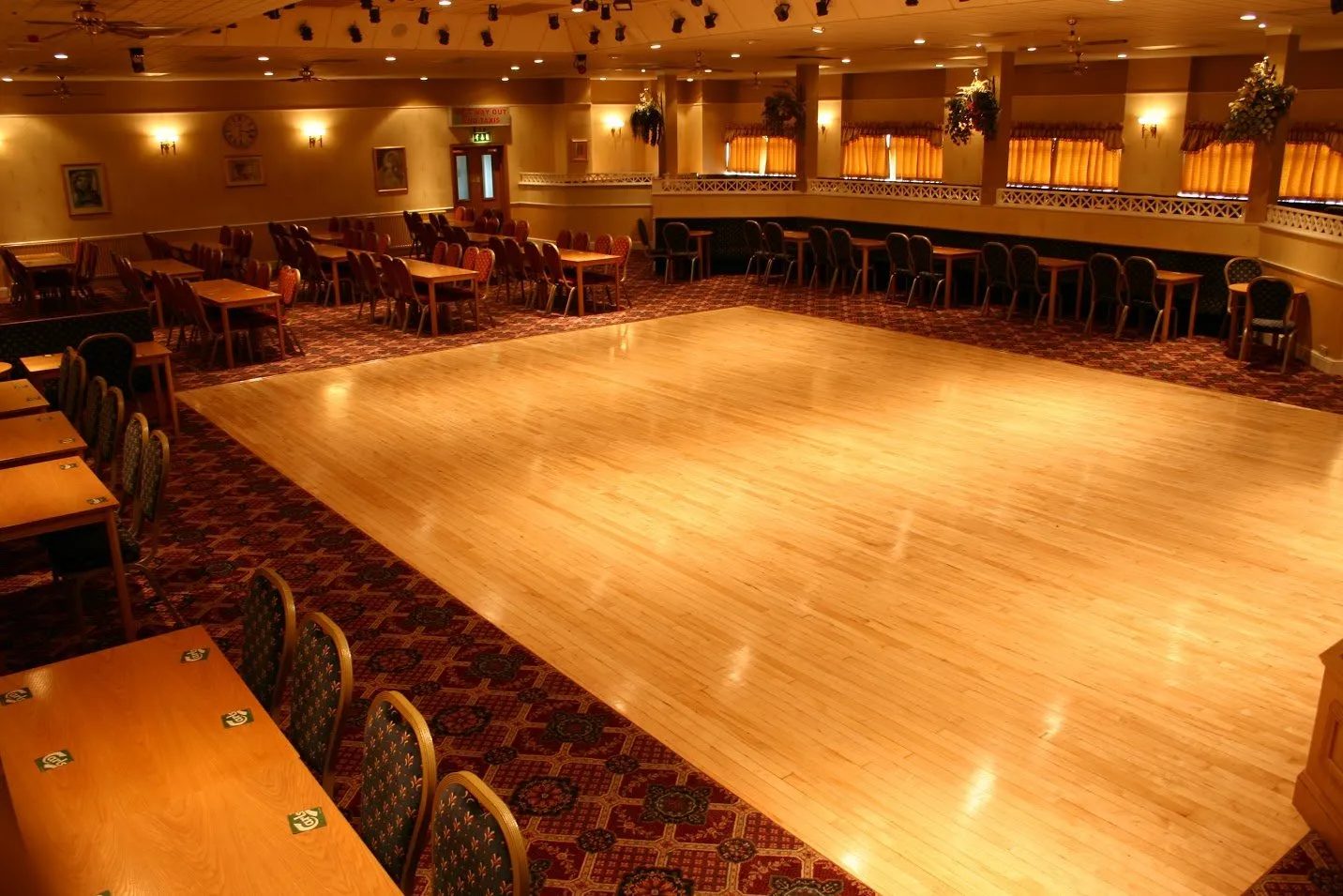 Standard Triumph Club function room dance floor